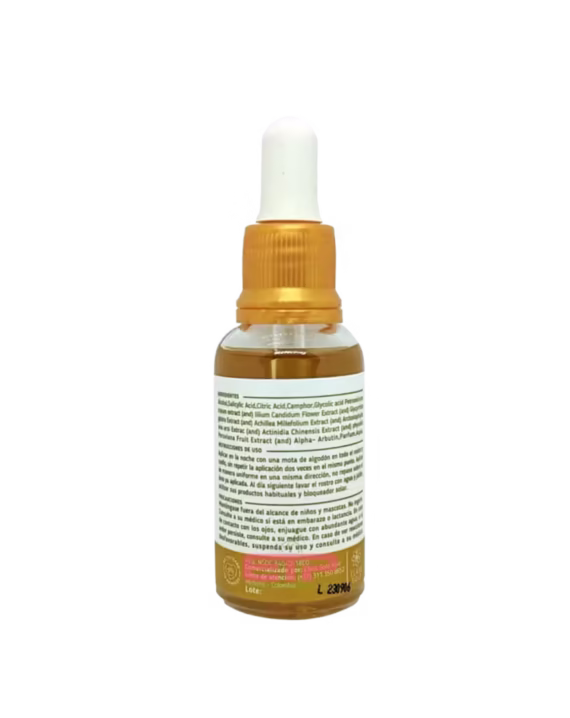 tonico aclarante facial classgold