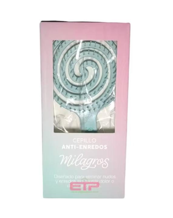 cepillo antienredo y masajeador milagros