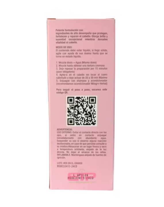 tratamiento capilar elixir revitalizante de milagros