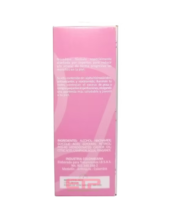 tonico despigmentante facial lb