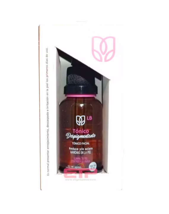 tonico despigmentante facial lb