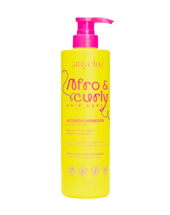 acondicionador afro y curly rizos y crespos anyeluz