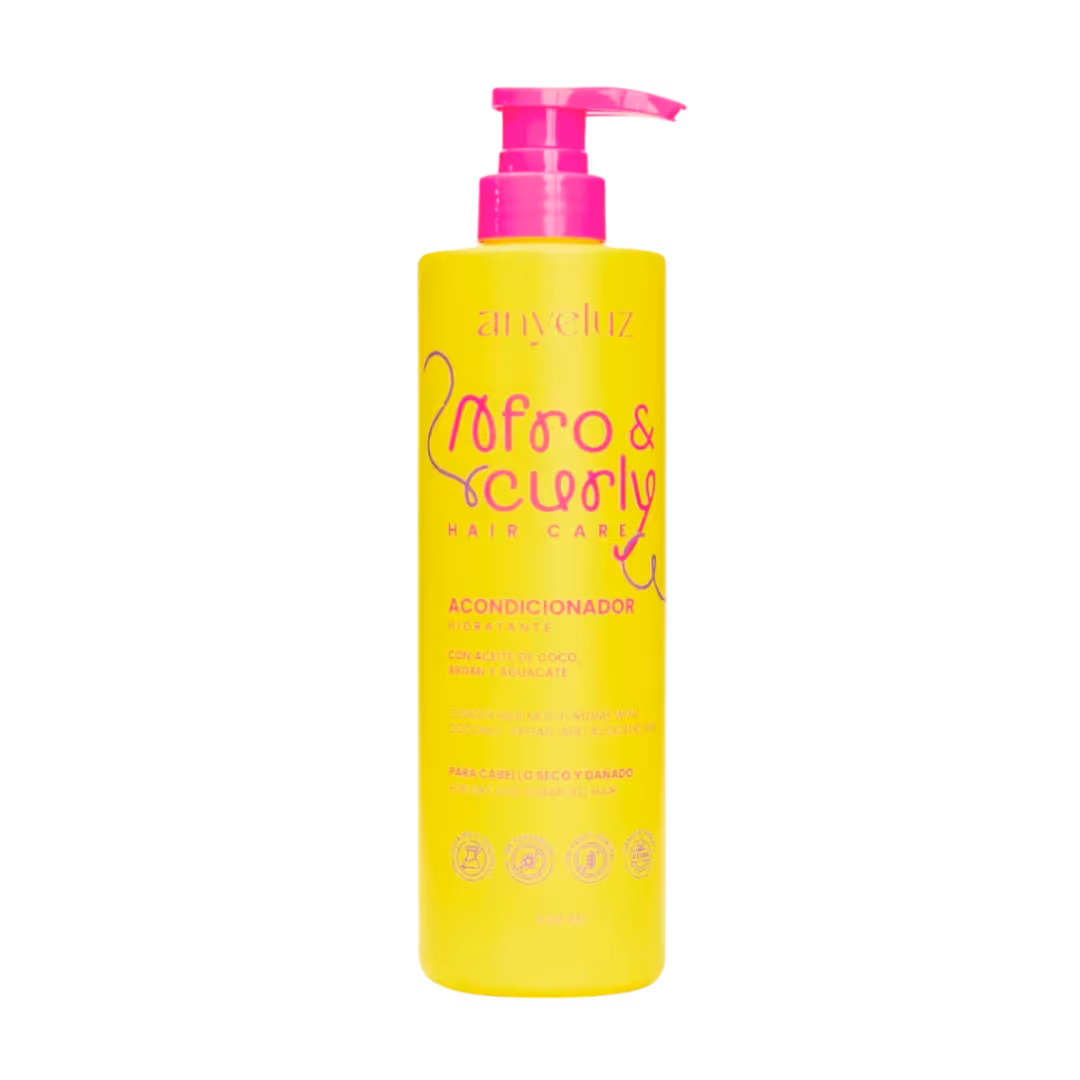 acondicionador afro y curly rizos y crespos anyeluz