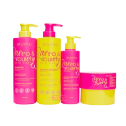 kit afro y curly rizos y crespos anyeluz