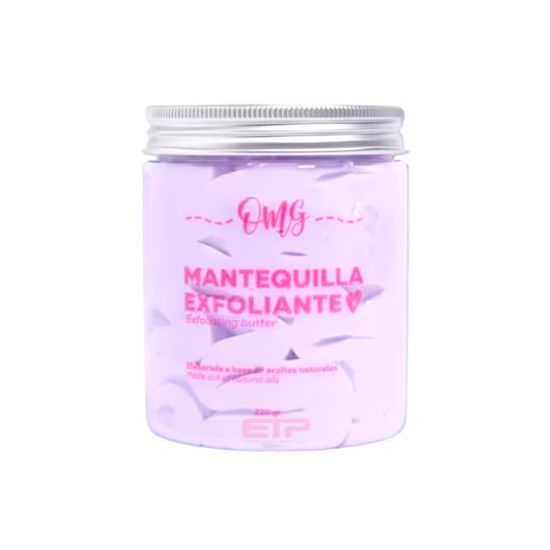 mantequilla corporal exfoliante omg
