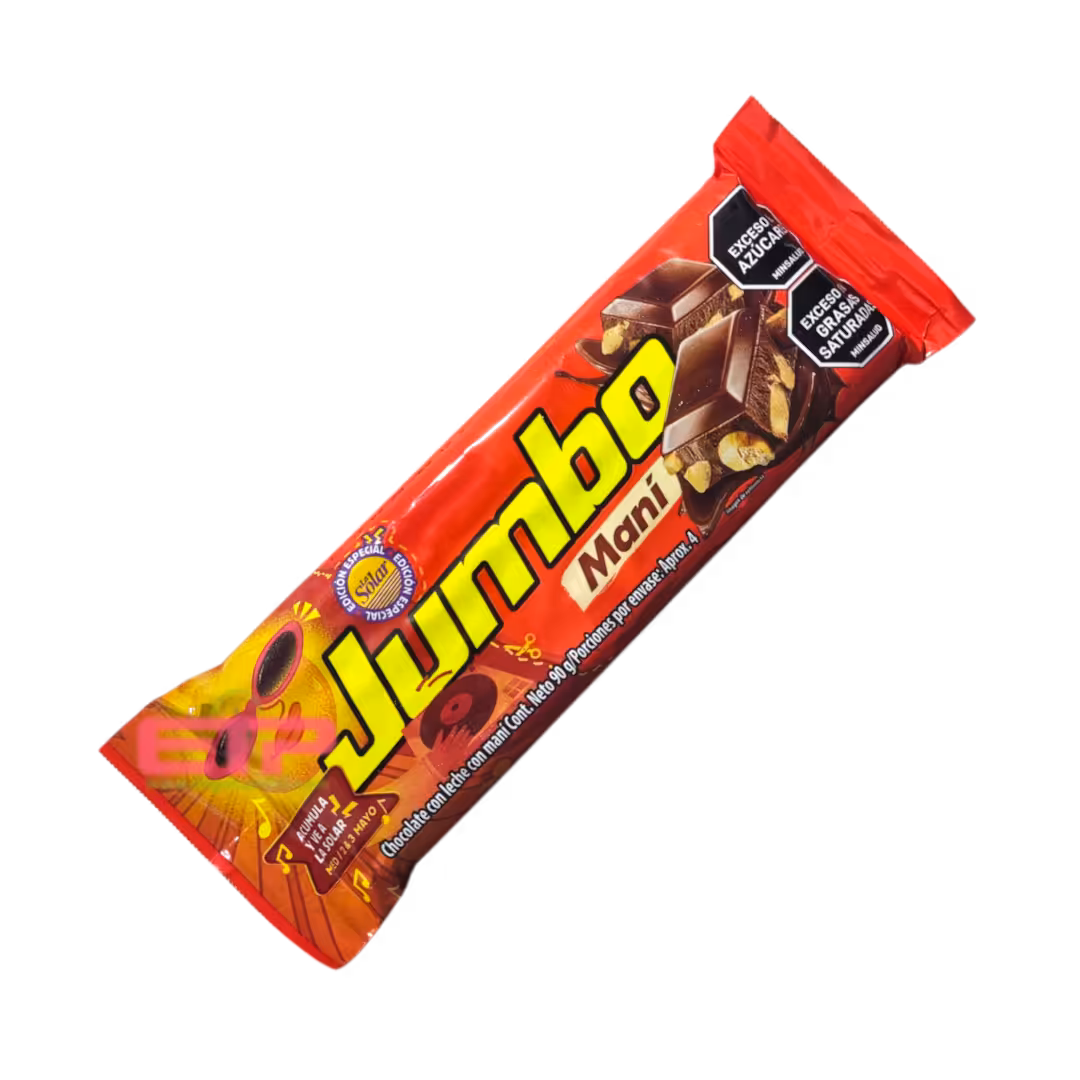 chocolatina jumbo mani 90g